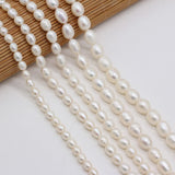 Freshwater Pearl Pink Purple Rice Beads for Jewelry Making DIY Bracelet Necklace