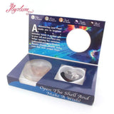 Freshwater Pearl Wish Box Necklace Holder Oyster DIY Jewelry Box