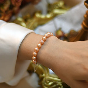 Freshwater Pearl Women's Bracelet 925 Sterling Silver Wedding Gift
