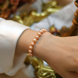 Freshwater Pearl Women's Bracelet 925 Sterling Silver Wedding Gift