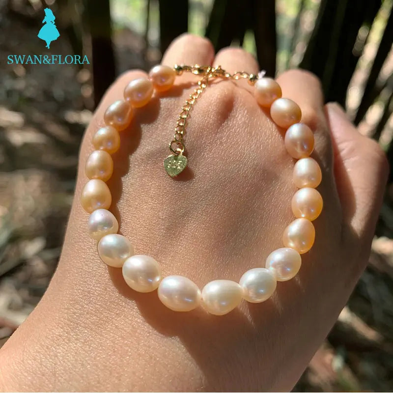 Natural Freshwater Pearl bracelet Women Jewelry