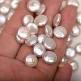 10mm Freshwater Pearls Strong Light Baroque Buttons