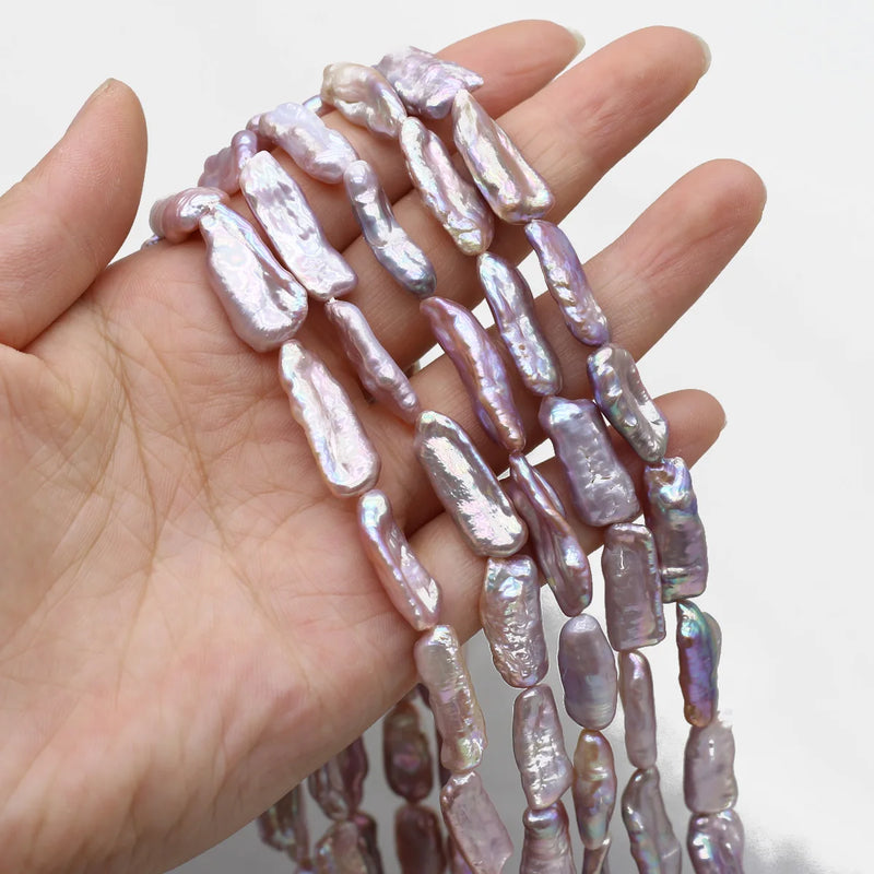 Freshwater Pearls Beaded Irregular Loose Spacer Beads for Jewelry Making