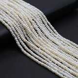 Freshwater Pearls Beaded Oval Spacer Beads for Jewelry Making