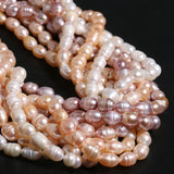 Freshwater Pearls Beaded Loose Spacer Beads 4-8mm
