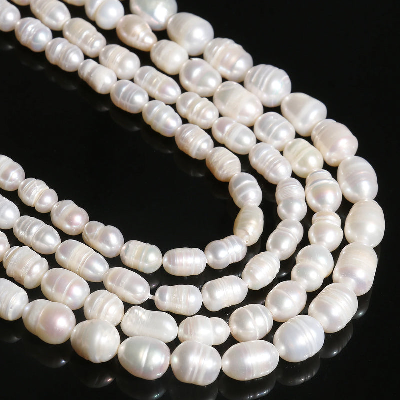 Freshwater Pearls Beaded Loose Spacer Beads 4-8mm
