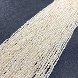 Natural Freshwater Pearls Beads 1.8mm2.2mm Rice-shaped Loose Beads