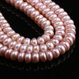 Natural Freshwater Pearls Beads High Punch Loose Beads 7-8 mm