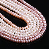 Oblate Shape Freshwater Pearls Beads for Jewelry Making