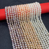 Round Potato Shape 2mm Freshwater Pearls Beads for Jewelry Making