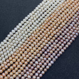 Round Potato Shape 2mm Freshwater Pearls Beads for Jewelry Making