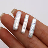 Natural Freshwater Pearl Stick Beads for Jewelry Making