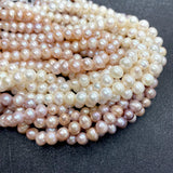 Potato-Shaped Freshwater Pearls Beads DIY Jewelry Necklace Bracelet