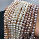 Potato-Shaped Freshwater Pearls Beads DIY Jewelry Necklace Bracelet