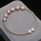 Natural Freshwater Pearls Bracelet 14K Material