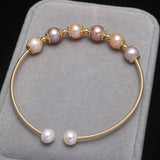 Natural Freshwater Pearls Bracelet 14K Material
