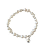 Natural Freshwater Pearls Diy Elastic Rope Bracelet Women Top Femme Accessories