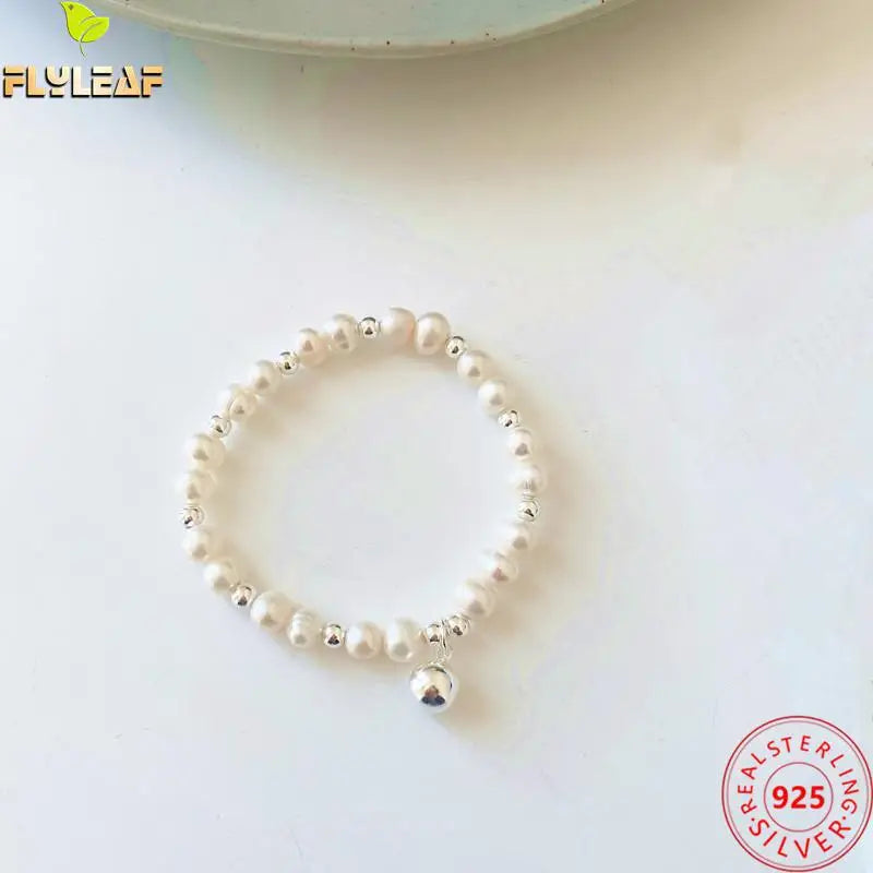 Natural Freshwater Pearls Diy Elastic Rope Bracelet Women Top Femme Accessories