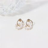 Natural Freshwater Pearls Earrings 14K Filled Boho Vintage Jewelry