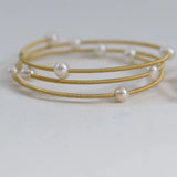 Freshwater Pearl Gypsophila Bracelet Charm Jewelry Gift