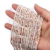 Natural Freshwater Pearls 3-4mm Beads for Jewelry Making