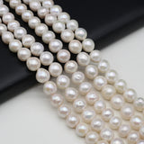 Natural Freshwater Pearls Near Round Real Pearls for DIY Charms