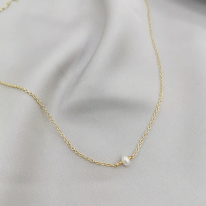 Freshwater Pearls Necklace Chocker Pearl Vintage Collier Minimalism