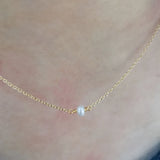 Freshwater Pearls Necklace Chocker Pearl Vintage Collier Minimalism