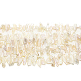 Natural Freshwater Pearls 6-8mm Long Strip Jewelry Beads DIY Necklace Bracelet
