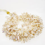 Natural Freshwater Pearls 6-8mm Long Strip Jewelry Beads DIY Necklace Bracelet