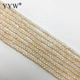 Freshwater Pearl Beads 3-4mm DIY Jewelry Making Rice Cultured Button Pearls