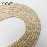 Freshwater Pearl Beads 3-4mm DIY Jewelry Making Rice Cultured Button Pearls