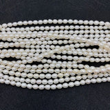 AA Natural Freshwater Pearl Rice Beads for DIY Jewelry Making