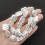 Freshwater Pearls Square Beads for Jewelry Making 14x16mm