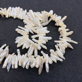 Freshwater Pearls Toothpick Shape Beads DIY Jewelry Making Size 3x10-5x20mm