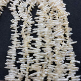 Freshwater Pearls Toothpick Shape Beads DIY Jewelry Making Size 3x10-5x20mm