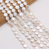 Freshwater Pearls Button Pearl Loose Beads 11-12mm