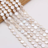 Freshwater Pearls Button Pearl Loose Beads 11-12mm