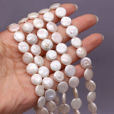 Freshwater Pearls Button Pearl Loose Beads 11-12mm