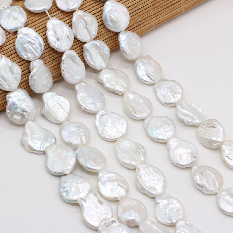 Natural Freshwater Pearls Irregular Pearl Beads 16x17mm