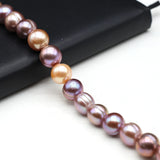 Purple Baroque Pearl Round Beads for DIY Jewelry Making