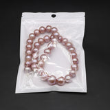 Freshwater Purple Baroque Pearl Round Beads for Jewelry Making