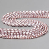 Natural Freshwater Pearl Beaded High Oval Rice Shape Loose Bead