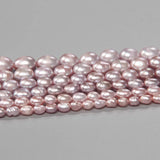 Natural Freshwater Pearl Beaded High Oval Rice Shape Loose Bead