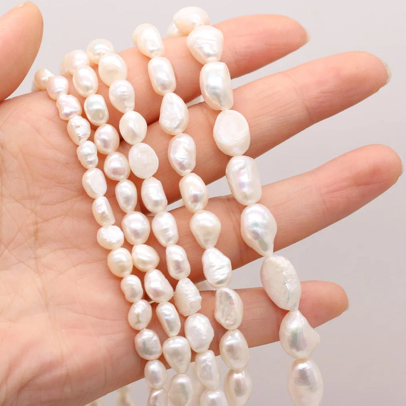 Grey Freshwater Pearl Beads for Jewelry Making