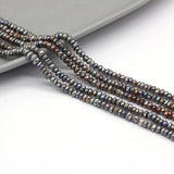 Natural Freshwater Pearl Irregular Flat Round Loose Beads DIY Jewelry Making