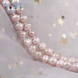 Natural Freshwater Rice Pearl Beads Choker Necklace for Women 7-8mm
