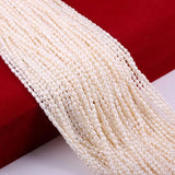 Freshwater Rice Shape Pink Purple Pearl Beads 2-5mm