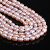 Natural Freshwater Rice-shape Pearl Loose Beads 36 Cm for DIY Jewelry
