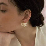 Freshwater Seed Pearls Earrings 14K Filled Vintage Jewelry
